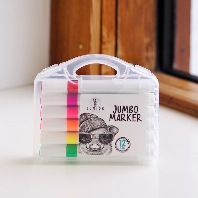 Jumbo Marker Artist Junior, 12 stk