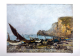 Plakat: Eugène Boudin - La plage à Etretat