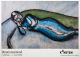 Plakat: Harald Giersing - Sovende pige i blå kjole